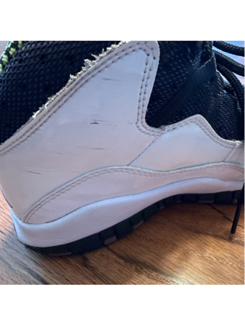 Nike Air Jordan 10 Retro "Violet Pop". Size: 4.5Y. EUC. No Box - Picture 7 of 8